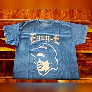 Light Blue Eazy-E Graphic T-Shirt